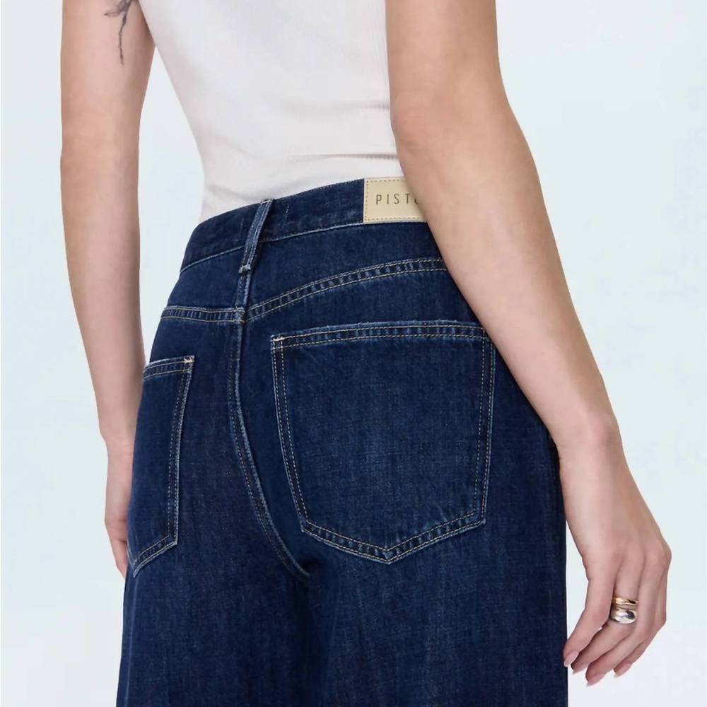 Kacey Mid Rise Cuffed Straight Jean | Cultivate by Pistola - Picture 3 of 5